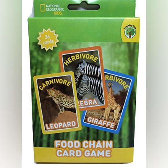National Geographic Other - $4 FOOD CHAIN CARD GAME. NEW IN BOX. $4 If Bundled